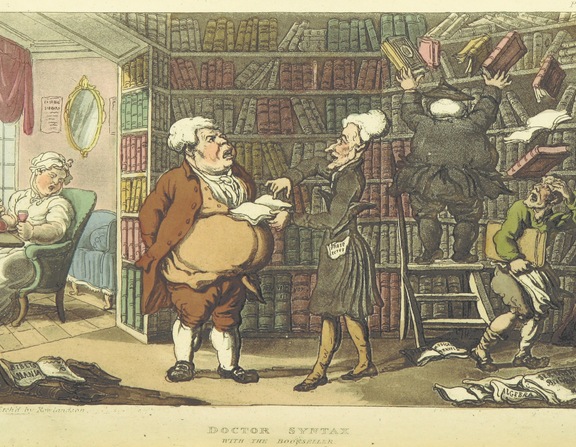 Large syntax 1813    25   doctor syntax  with the bookseller