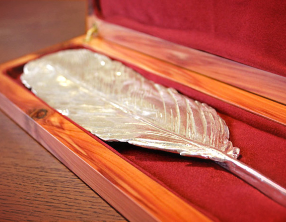 Large the neustadt prize feather