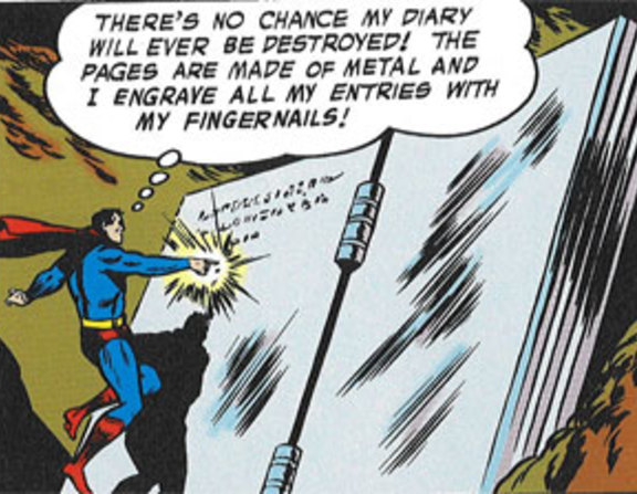 Large superman diary